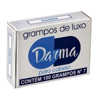 Grampo para cabelo n.7 preto Darma