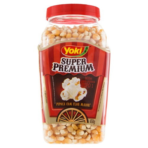 Milho de pipoca super premium Yoki 650g