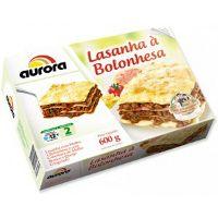 Lasanha à bolonhesa Aurora 600g.