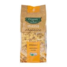 Massa Fusilli orgânica Organic saúde Natural 500g.