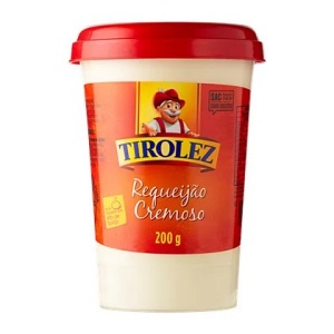Requeijão tradicional cremoso Tirolez 200g. Requeijão tradicional cremoso Tirolez 200g.