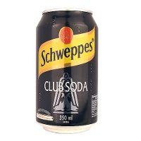 Club Soda Schweppes black