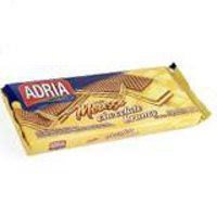 Biscoito wafer chocolate branco Mousse Adria 140 gr. Biscoito wafer chocolate branco Mousse Adria 140 gr.