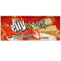 Biscoito wafer morango Kelly 110g