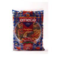 Massa sêmola tricolor parafuso Emegê 500g.