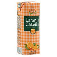 Suco de laranja caseira Del Valle 250ml.