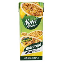 Suco pronto de maracujá Nutri Néctar 200ml.