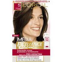 Tinta para cabelo Loreal Imédia  castanho  claríssimo numero 5