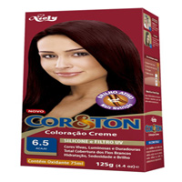 Tinta para cabelo Cor & Ton Niely acaju 6.5  