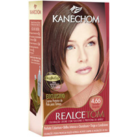 Tinta para cabelo Kanechom vermelho borgonha 4.66  