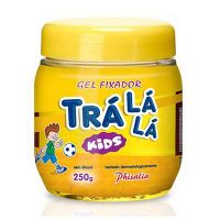 Gel fixador trá Lá Lá Kids Musical amarelo Phisália 250g.