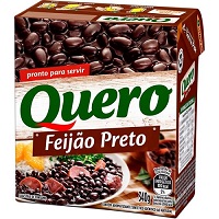 Feijão preto Quero Tetra Pak 340g