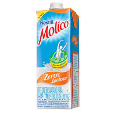 Leite desnatado zero lactose Molico Nestlé 1lt