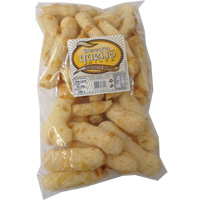 Biscoito de polvilho azedo sabor queijo Minas Biscoito Super 120g.