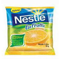 Refresco em pó la Frutta laranja Nestlé 35g.
