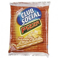 Biscoito Club Social recheado com sabor pizza de mussarela 104g 