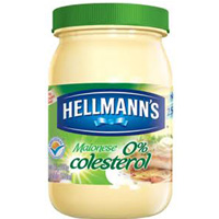 Maionese Hellmanns 0% colesterol 500g.