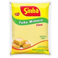 Fubá de milho fino mimoso Sinhá 500g.