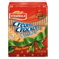 Biscoito Cream Cracker Vitarella 400g.