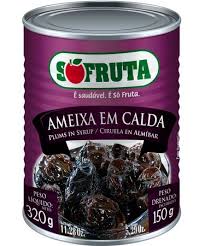 Ameixas em calda Sófruta150g. 