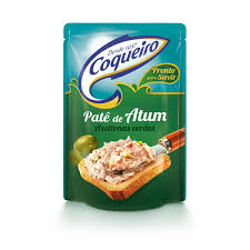 Patê de Atum com azeitonas verdes Coqueiro 170g.