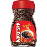 Café solúvel Nescafé tradição vidro 50g.