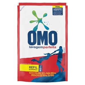 Lava roupas liquido lavagem perfeita refil Omo 900ml