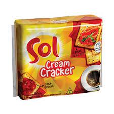 Biscoito cream cracker Sol 400g Biscoito cream cracker Sol 400g