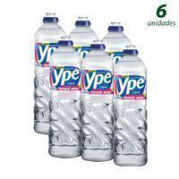 Detergente liquido clear Ypê 500ml.(pacote c/ 6 unid.)