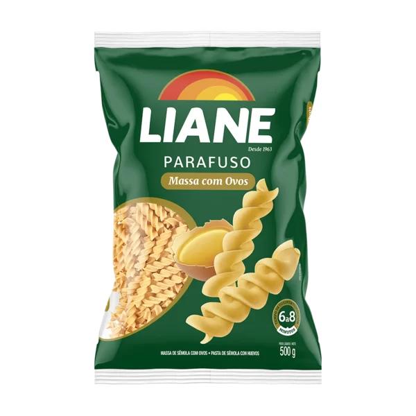 Massa com ovos parafuso Liane 500g.