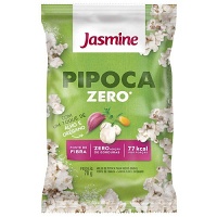 Pipoca de micro ondas Zero alho e orégano sem gordura com sal marinho Jasmine 70g 