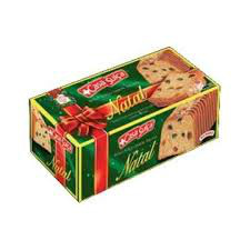 Bolo Suíço de Natal com Frutas Cristalizadas e Uvas Passas 350g