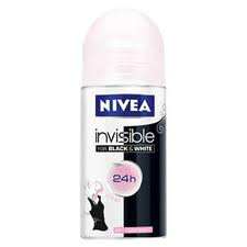 Desodorante roll on invisible black e white for Women Nivea 50ml.