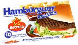 Hamburguer bovino Estrela 560g