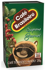 Café torrado e moido Supreme Gourmet Brasileiro 250g