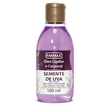 Óleo corporal e capilar semente de uva Farmax 100ml