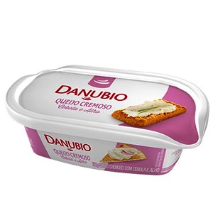 Queijo Danúbio Cream Cheese ceboola e alho 150g. Queijo Danúbio Cream Cheese ceboola e alho 150g.