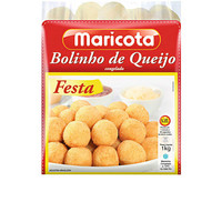 Bolinho de mandioca c/  queijo congelado Maricota 1kg