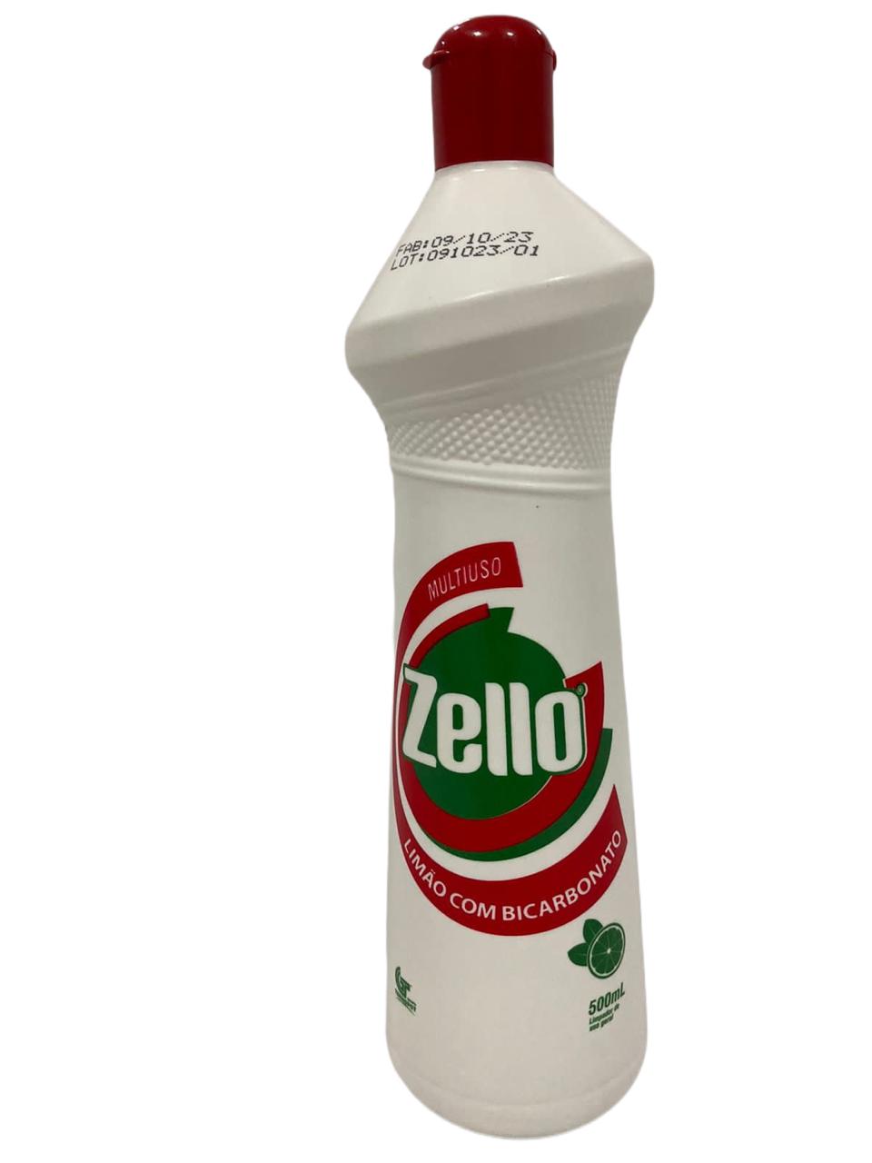 Limpador multiuso limão com bicarbonato Zello 500ml