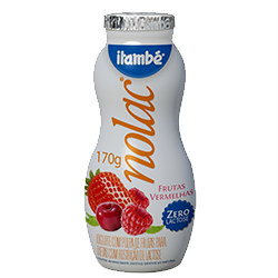 Iogurte zero lactose sabor frutas vermelhas Itambé 170g