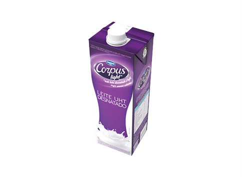 Leite desnatado Corpus Light Danone 1lt