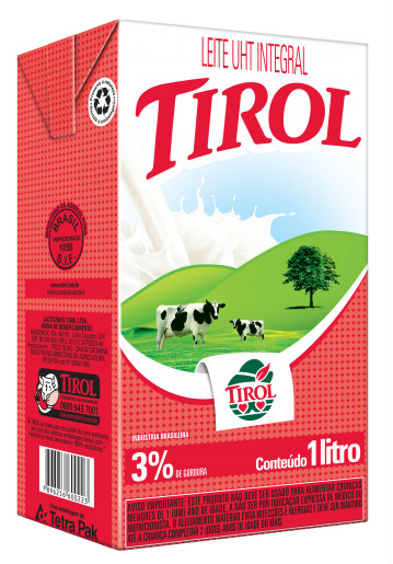 Leite integral Tirol 1lt