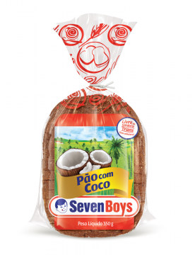 Pão de coco Seven Boys 350g