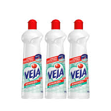 Limpador Veja x 14 banheiro sem cloro squeeze 500 ml (pacote c/ 3 unid.)