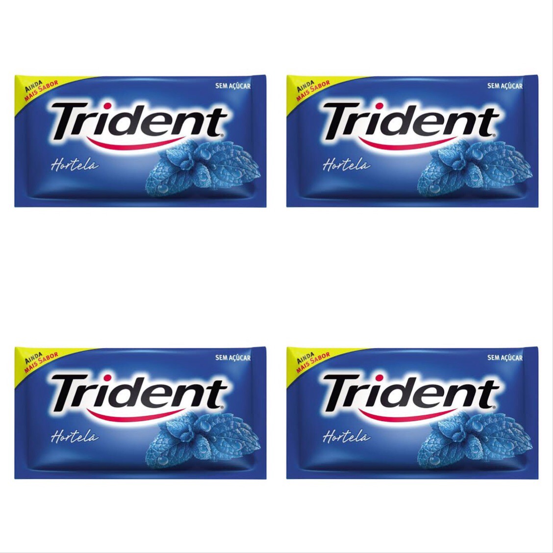 Trident hortelã Adams (pacote c/4 unid.)