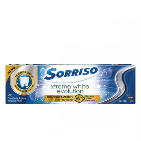 Creme dental xtreme white evolution Sorriso 70g