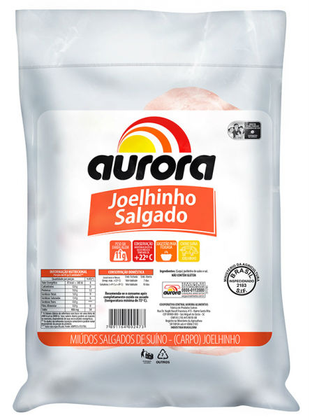 Joelho de suíno salgado a vácuo Aurora 500g