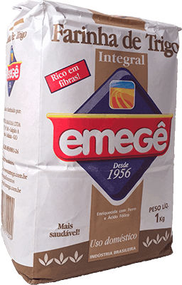 Farinha de trigo integral Emege 1kg
