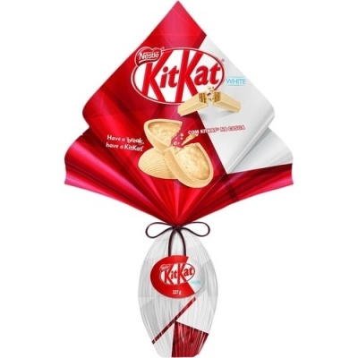 Ovo de Páscoa Kit Kat branco Nestlé 227g