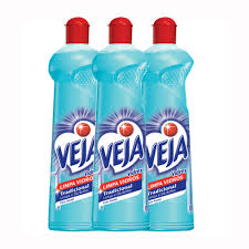 Limpa vidros Veja vidrex tradicional com álcool squeeze 500ml. (pacote com 3 unidades)